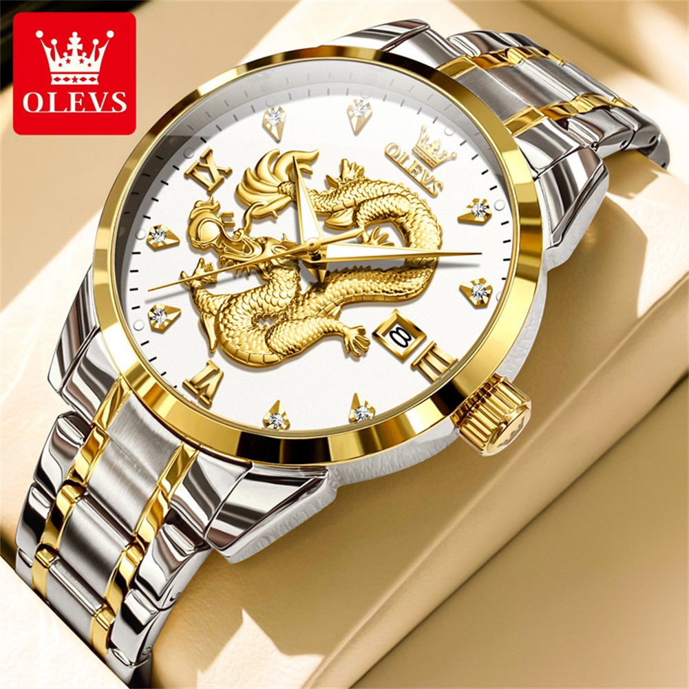 Luxury Watch In China - OLEVS موضة الصين لونغ التنين الهاتفي