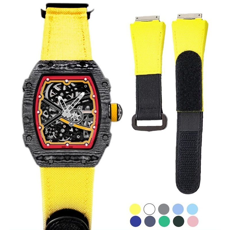 Luxury Watch Richard Mille - حزام مطاطي FKM مصنوع خصيصًا لساعة