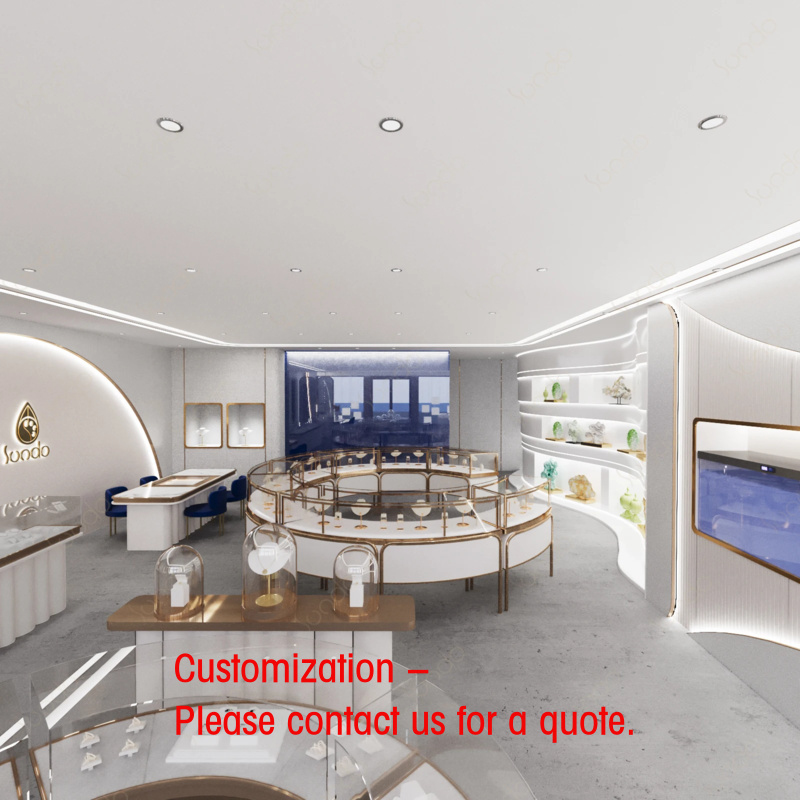 Luxury Watch Boutique - خزانة عرض مجوهرات فاخرة مخصصة بتصميم