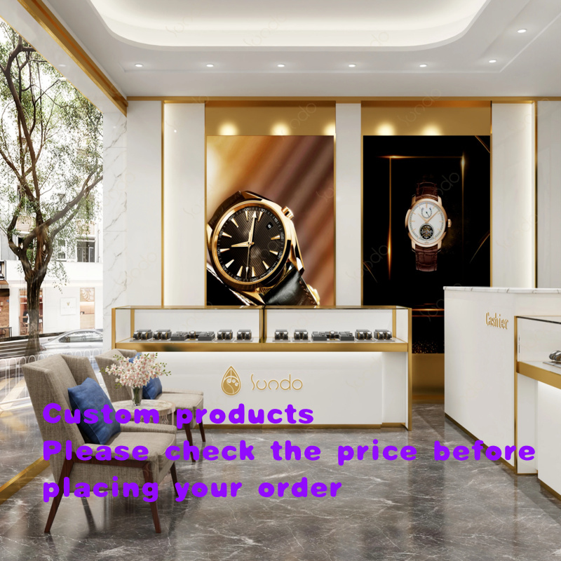 Luxury Watch Boutique - حامل عرض ساعات ومجوهرات فاخر مخصص