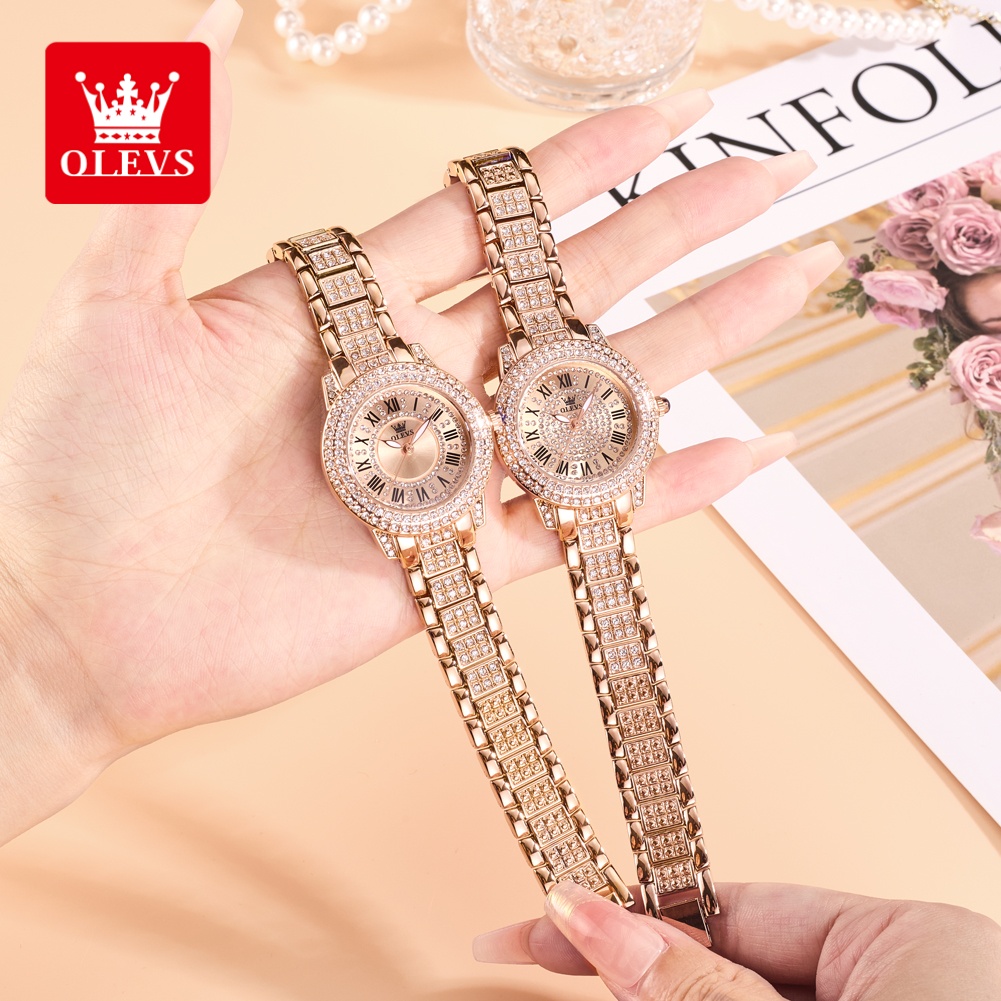 ساعات OLEVS الفاخرة للسيدات بم - مراجعة Luxury Watch & Jewellery وسعره
