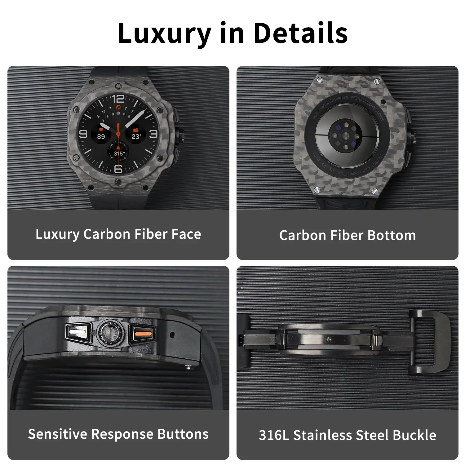 مجموعة تعديل فاخرة لساعة سامسو - مراجعة Luxury Watch Protection Film وسعره