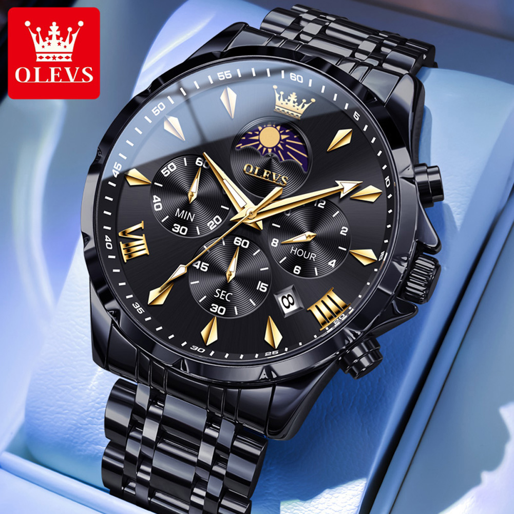 ساعة رجالية من ماركة OLEVS 365 - مراجعة Luxury Watch Exhibition وسعره