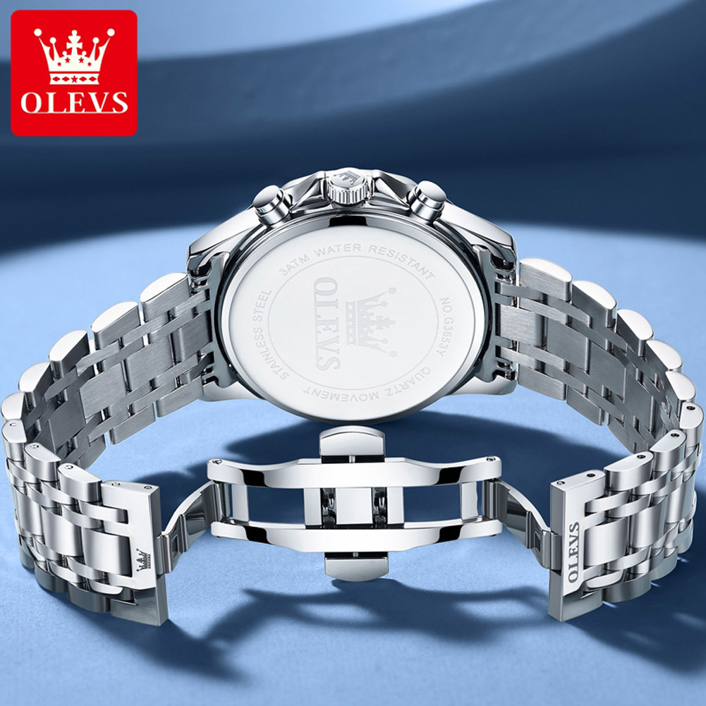 ساعة رجالية من ماركة OLEVS 365 - مراجعة Luxury Watch Exhibition وسعره