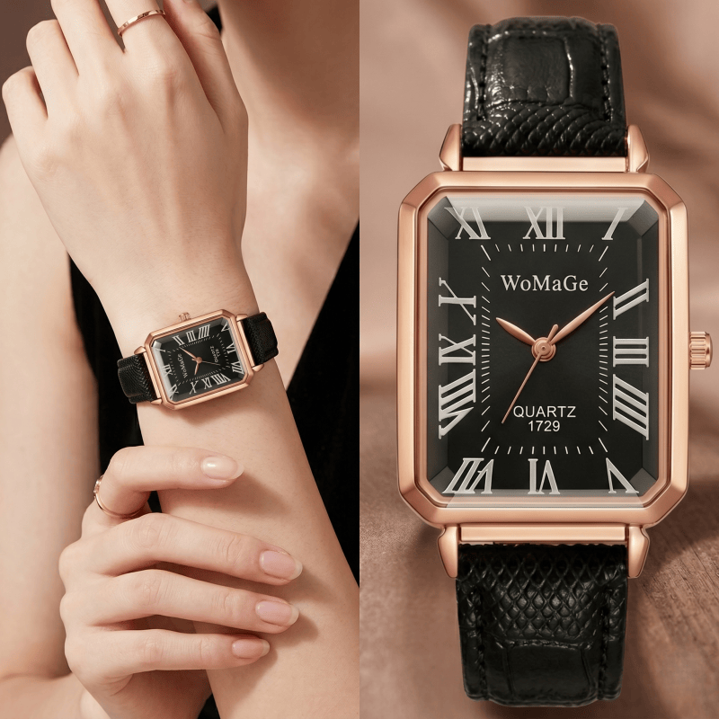 ساعات كوارتز مستطيلة الشكل للن - مراجعة Luxury Watch Brand For Women وسعره