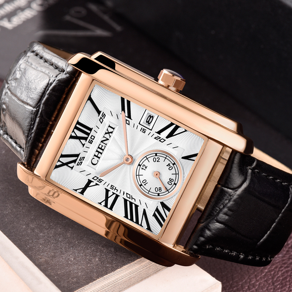 CHENXI 8216 موضة كلاسيكية مربع - مراجعة Luxury Watch Exhibition وسعره