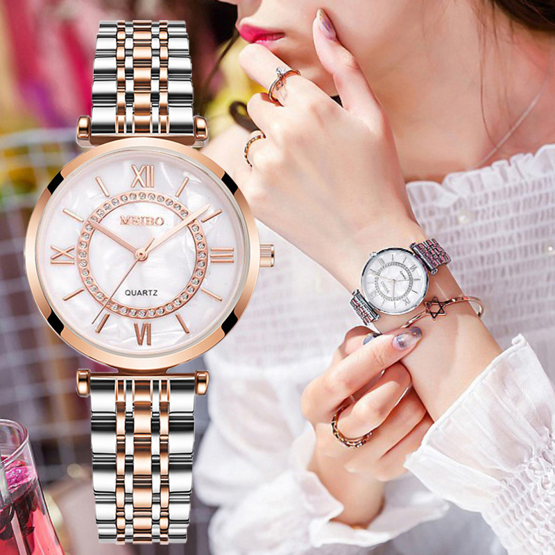 فاخر كريستال نساء ساعات يد الع - مراجعة Luxury Watch Brand For Women وسعره