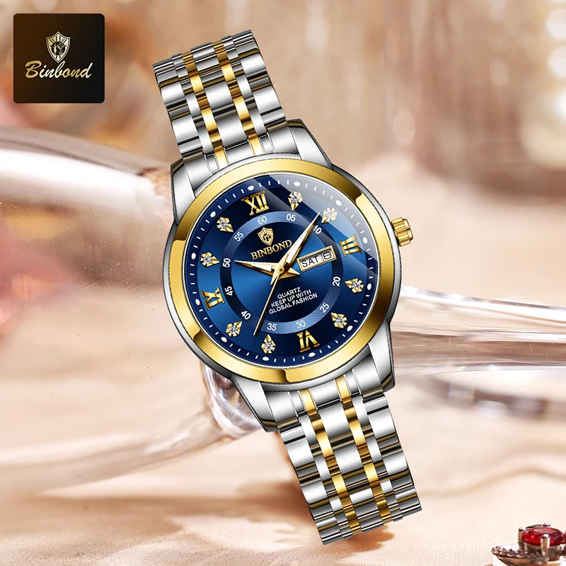 BINBOND B7169 العلامة التجارية - مراجعة Luxury Watch Exhibition وسعره