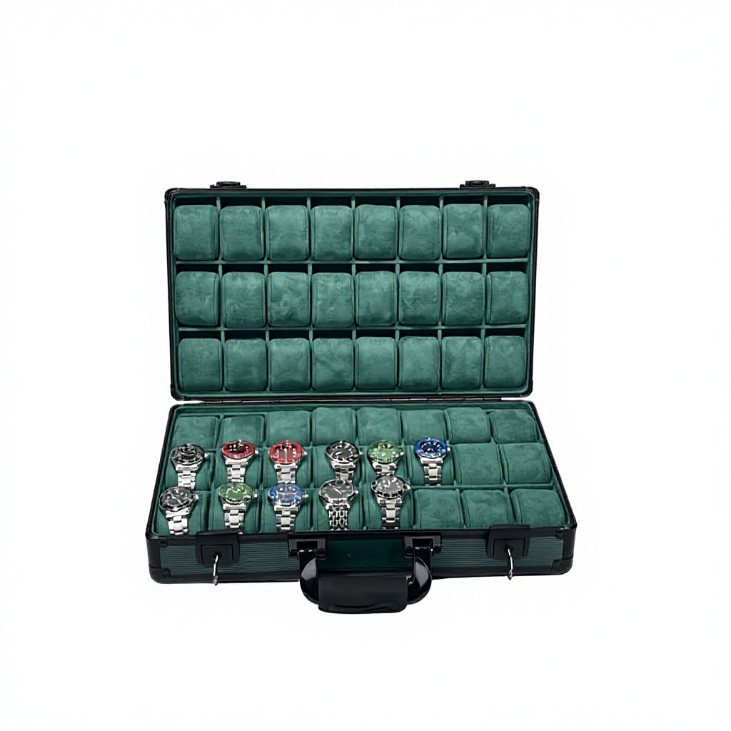 صندوق عرض ساعات بـ 48 فتحة، مح - مراجعة Luxury Watch Boutique وسعره