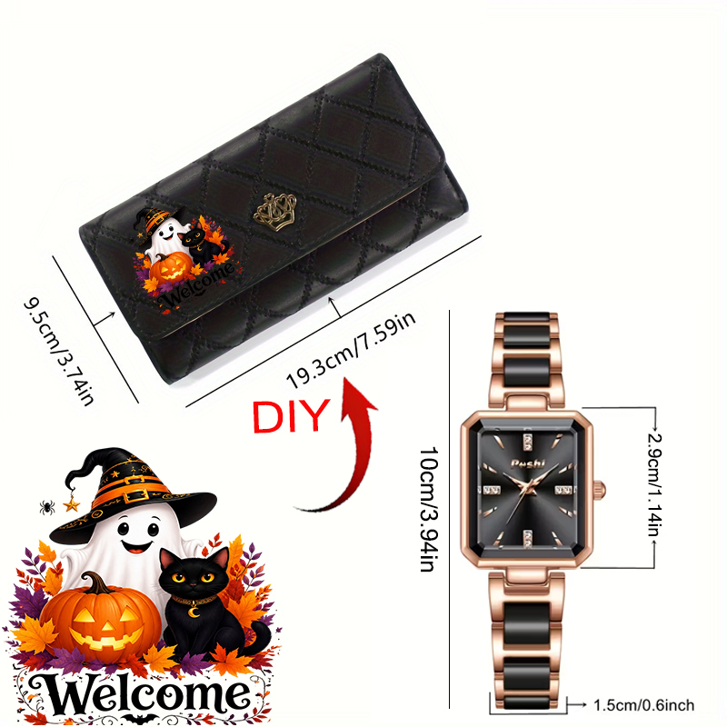 قطعتان (1 ساعة كوارتز + 1 محفظ - مراجعة Luxury Watch Boutique وسعره